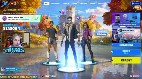 sith_surgeon - Family Friendly Fortnite Live Stream. Giveaway Stream.