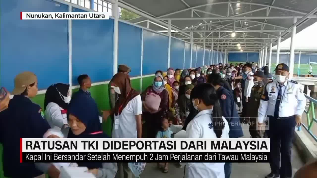 Ratusan TKI Dideportasi dari Tawau Malaysia Karena Tak Memiliki Paspor