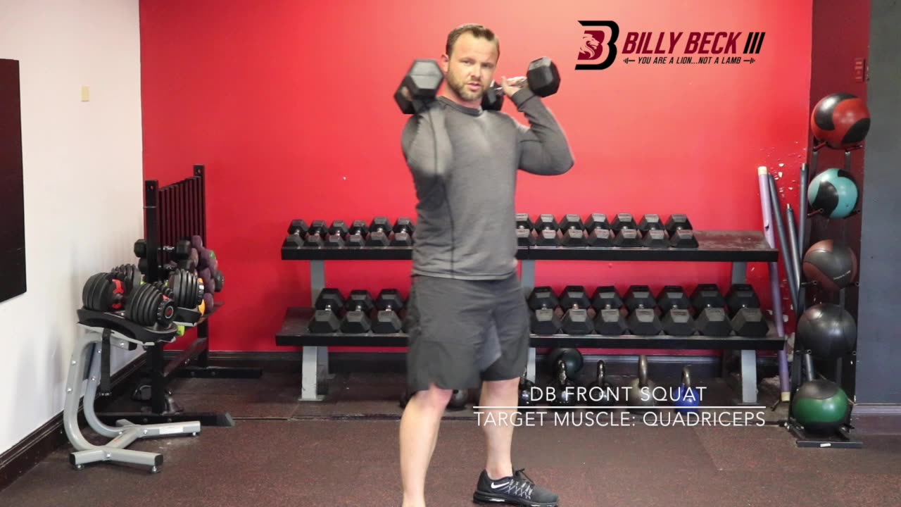 DB Front Squat