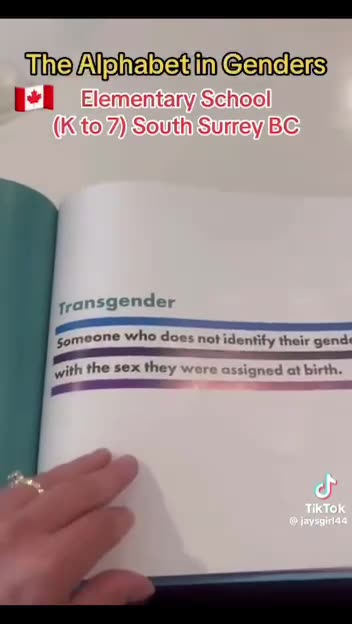 THE ALPHABET IN GENDERS - elementary school BRAINWASH7MG OUR CHILDREN