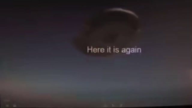 UFO spotted
