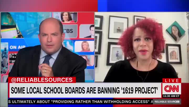 Brian Stelter on schools banning '1619' curriculum: "Is this just 'whitelash'?