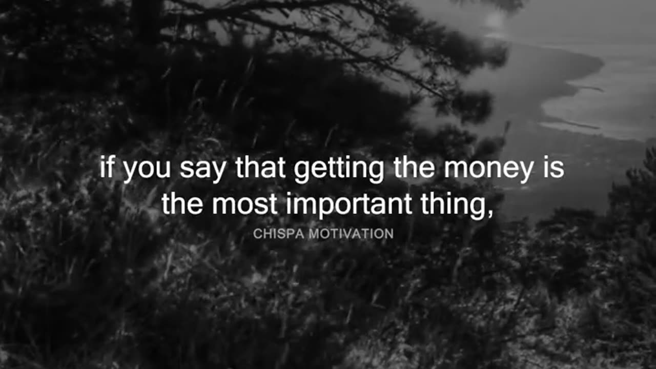 Motivational Speech 🌐 FORGET THE MONEY | #shorts