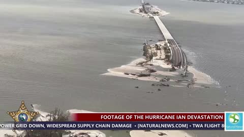 Aerial Footage Reveals the Devastating Damage from Hurricane Ian