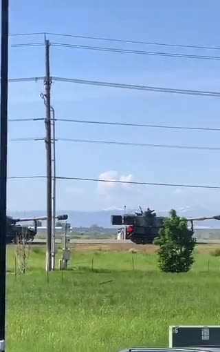 BREAKING NEWS! Tank group on the highway in Idaho falls today!