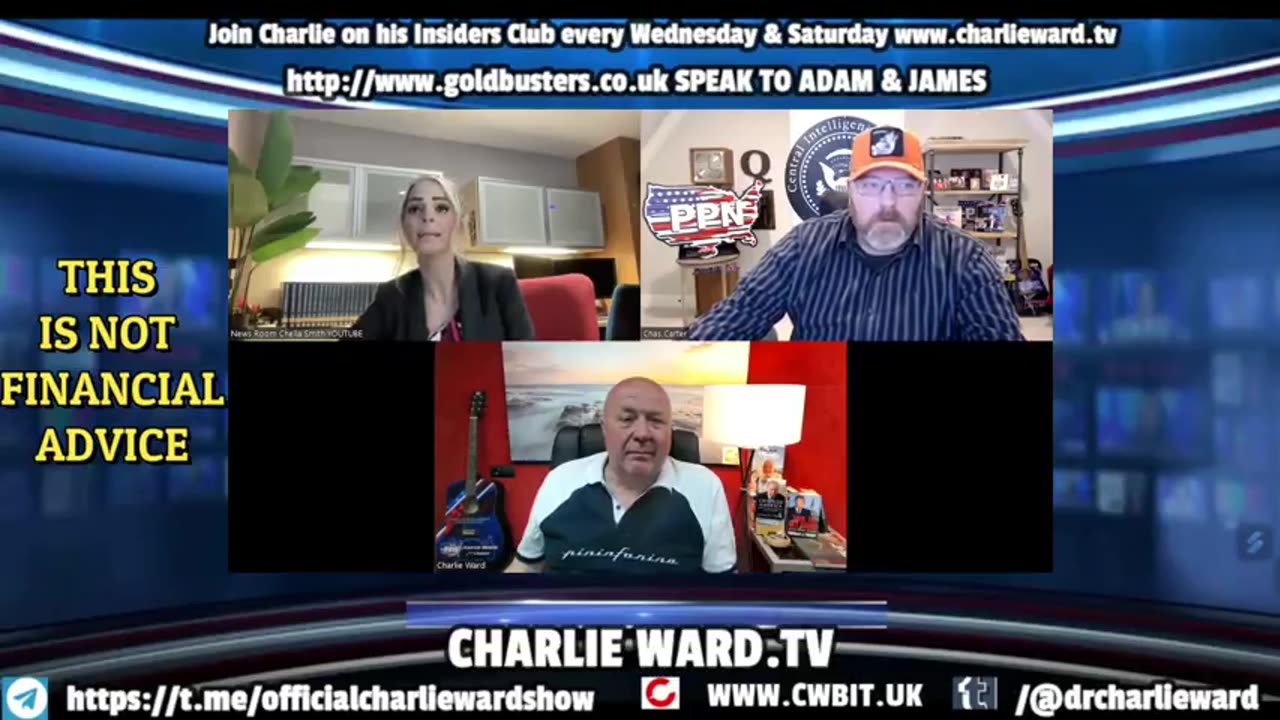 Charlie Ward discusses "WHAT HAPPENED IN IRAQ" with Chella Smith & Chas Carter