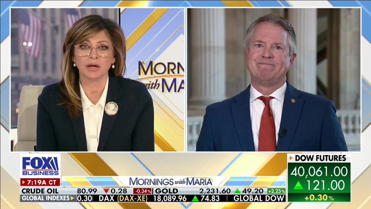 Sen Marshall on Mornings with Maria on Another Massive Spending Bill: The Budget Process is Broken