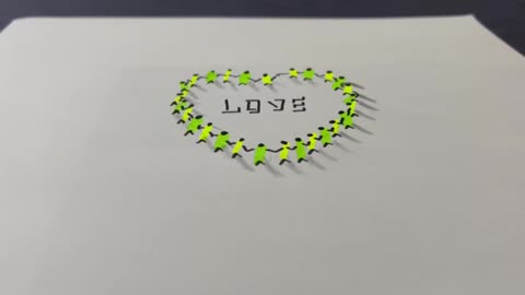 3D Pencil Design for LOVE