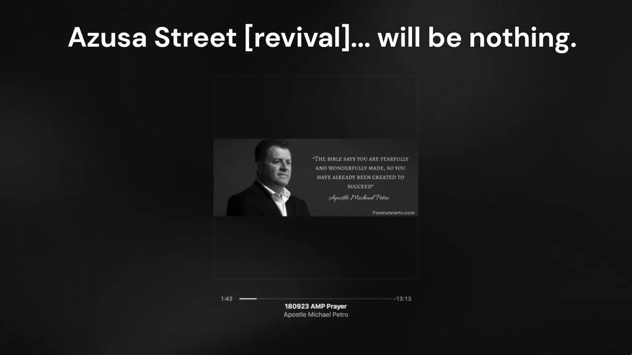 Michael Petro exposed as his prophecy concerning his 2022 worldwide revival never came to pass.
