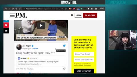 Timcast IRL - Elon Musk & Joe Rogan SLAM MSNBC After They Say Exercise Is 'FAR RIGHT'