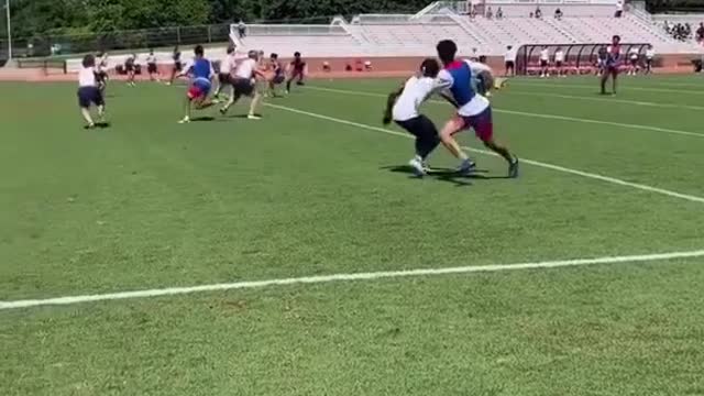 Good throw 🤝 great catch