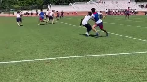 Good throw 🤝 great catch