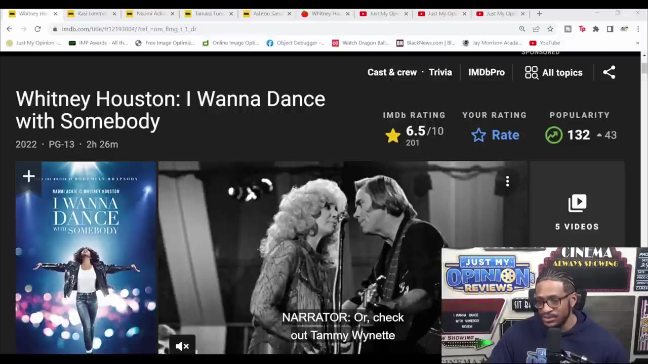 ***Whitney Houston I Wanna Dance With Somebody Movie Review***