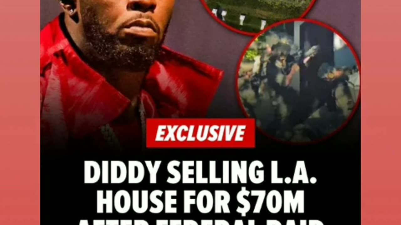 Diddy selling mansion well about time 7/9/24