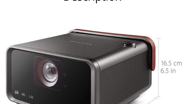 ViewSonic (X10-4KE) 4K UHD Projector with 2400 LED Lumens, | ziaqamer