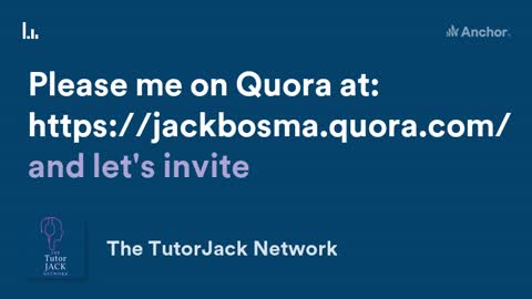 Jack Bosma Is A Quora User