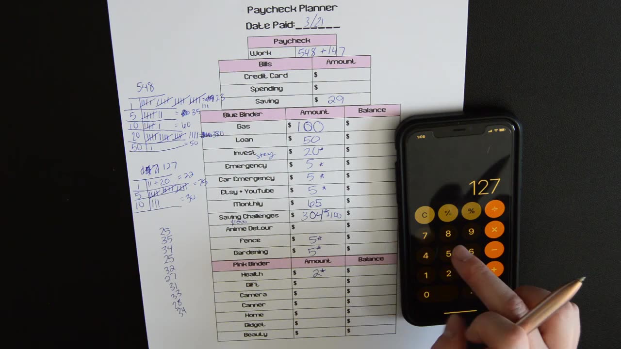 Paycheck Planner March 21 #bcl