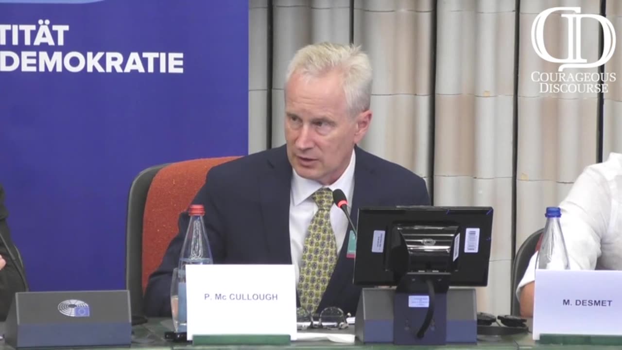 MUST WATCH & SHARE! Dr. Peter McCullough At The European Union Parliament (September 13, 2023)