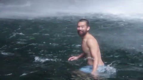 Tiu Kelep Waterfall in Lombok, Indonesia