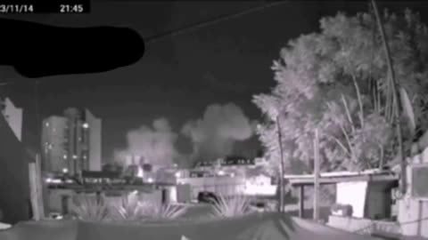 Moment Yemeni Missiles Target Eilat Israel