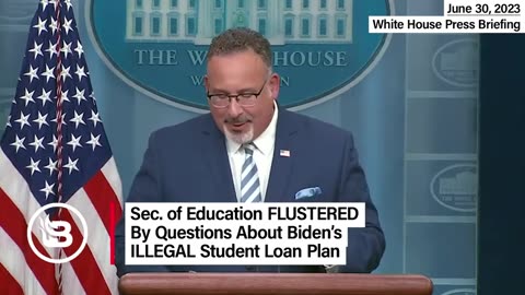 Blaze News - Biden Secretary VISIBLY ANNOYED With Questions About Illegal Student Loan Plan