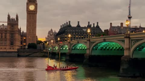 Britain at sunset