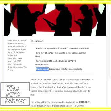 RUSSlA Thre4tens to Ban G00GLE 🟠⚪🟣The NPC Show