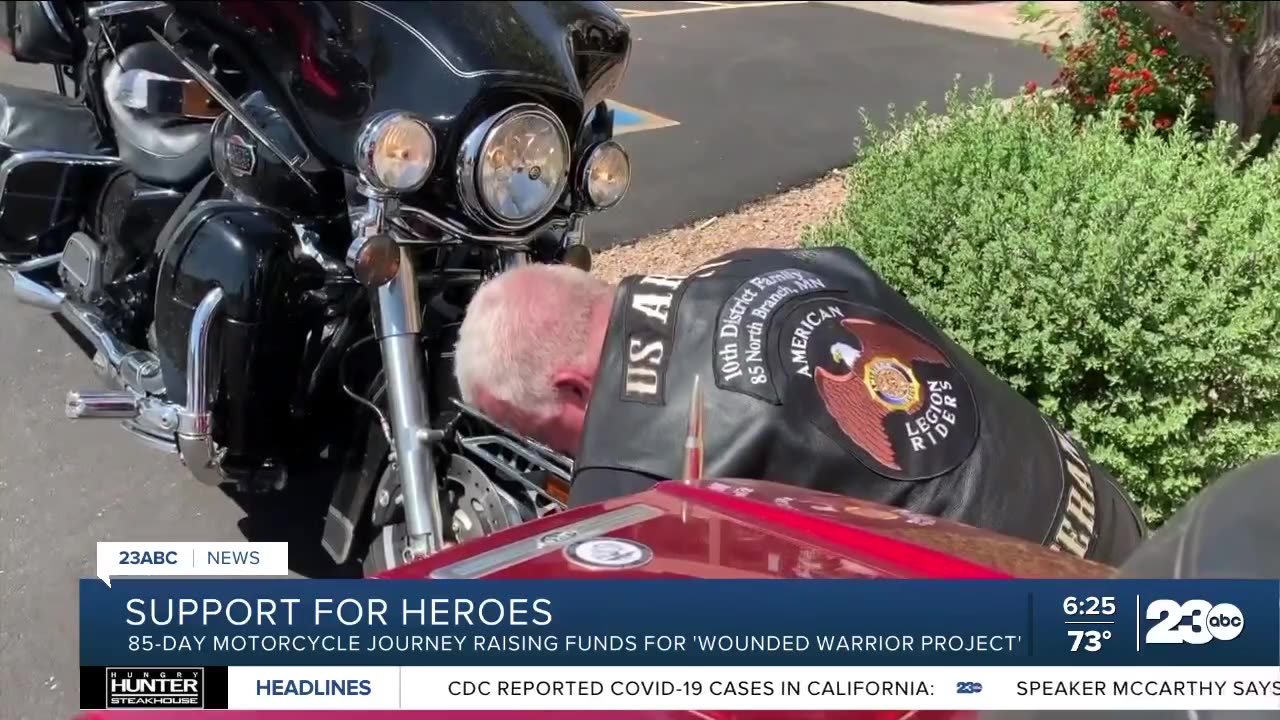 85-day motorcycle trip raises Wounded Warrior Project funds