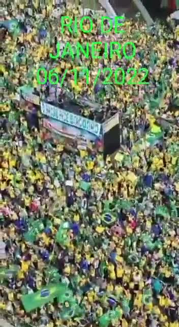 SOS FFAA BRAZILIANS TAKE THE STREETS IN PROTEST RIO DE JANEIRO