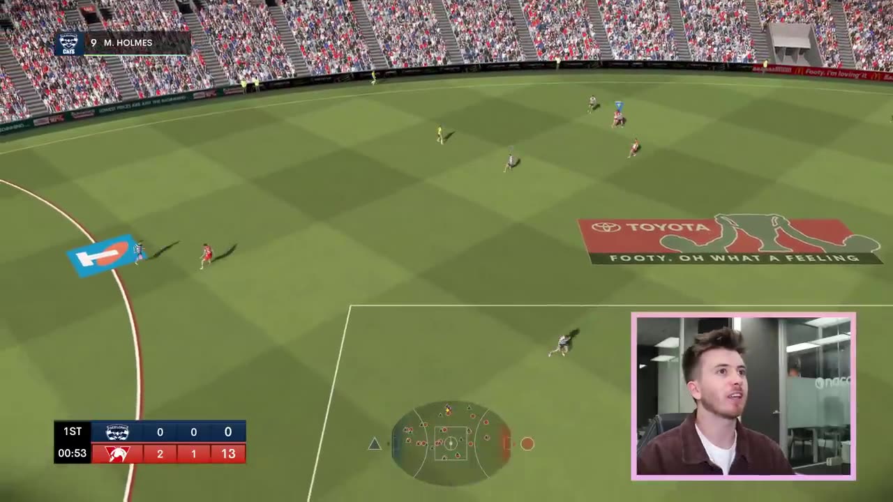 My first game of AFL (gameplay)