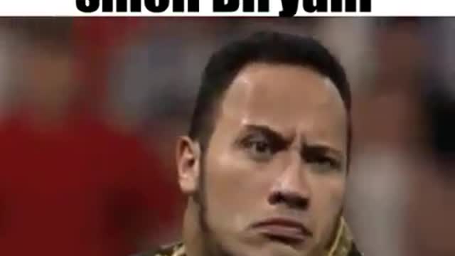 when you smell briyani