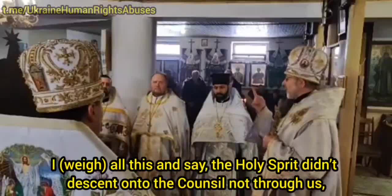 Schismatics claim holy spirit descended on politicians