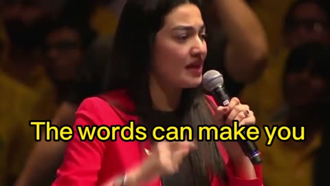 Power of Words-Muniba Mazari |Inspirational Speech|