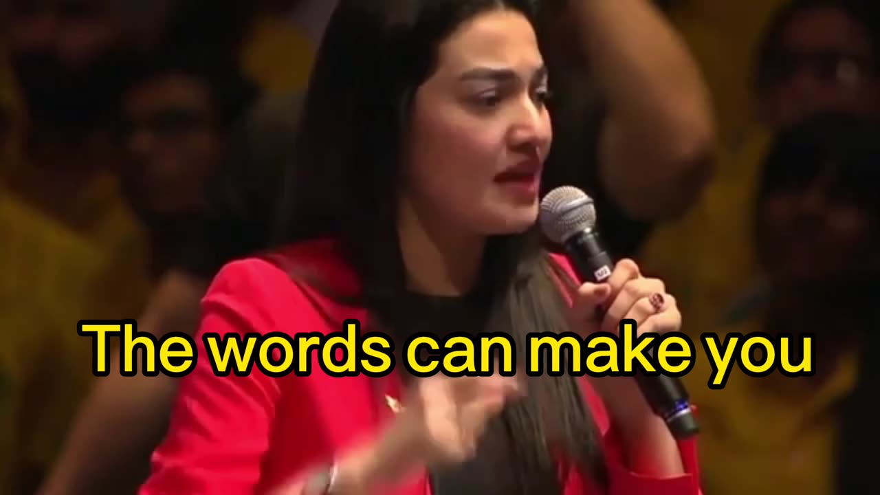 Power of Words-Muniba Mazari |Inspirational Speech|