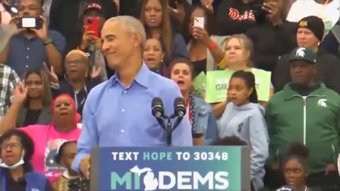 Obama couldn’t believe they wouldn’t stop chanting “FUCK JOE BIDEN”