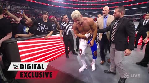 Rhodes hobbles up the ramp after ferocious beatdown by Lesnar: WWE Digital Exclusive, April 3, 2023