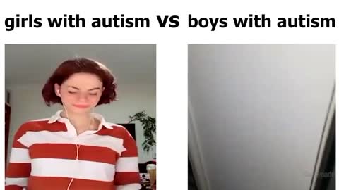 girls with autism vs boys with autism