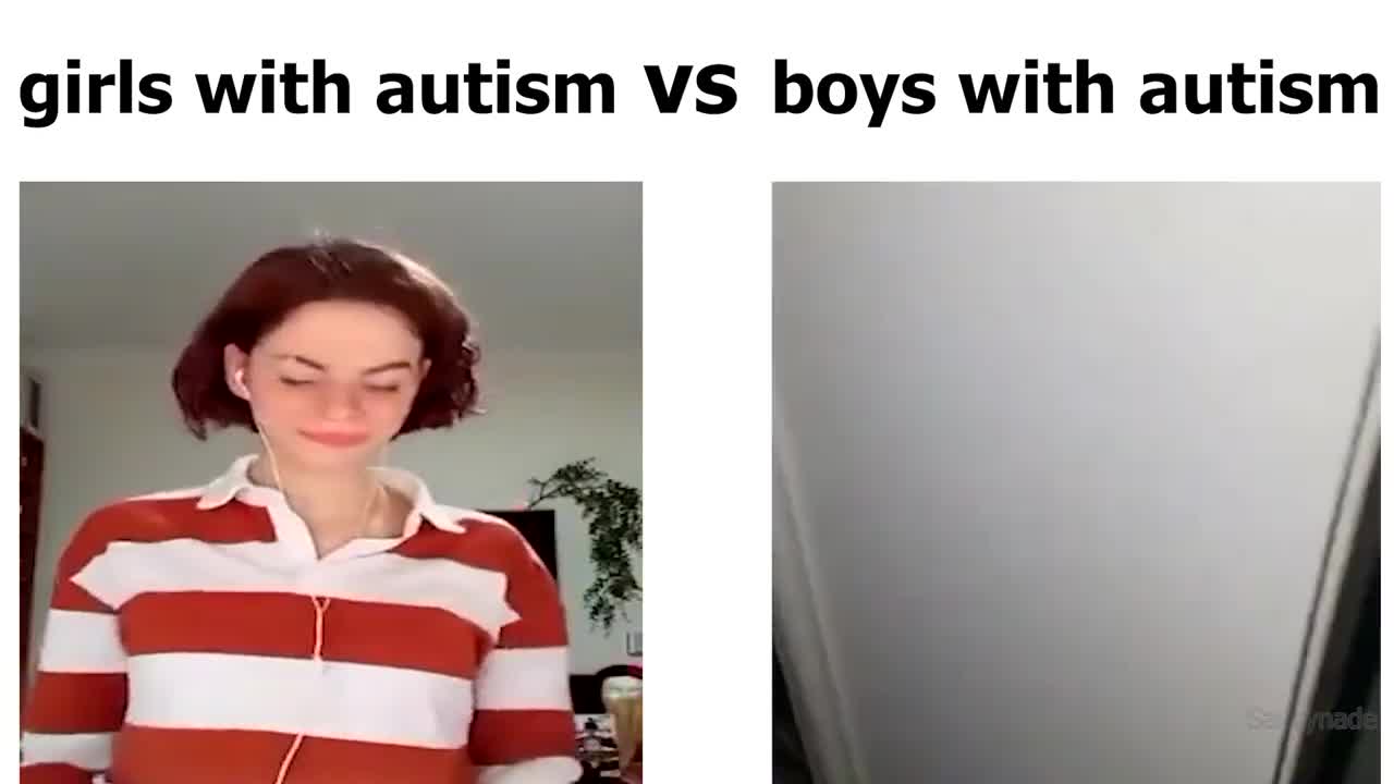 girls with autism vs boys with autism