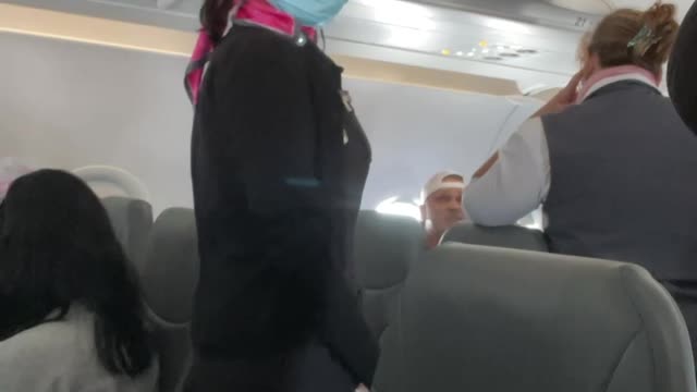 Airplane Passenger Disrespectfully Rants About Masks