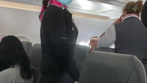 Airplane Passenger Disrespectfully Rants About Masks