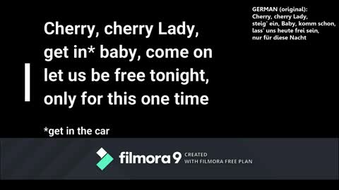 Capital Bra - Cherry Lady ENGLISH TRANSLATION (with German Lyrics)