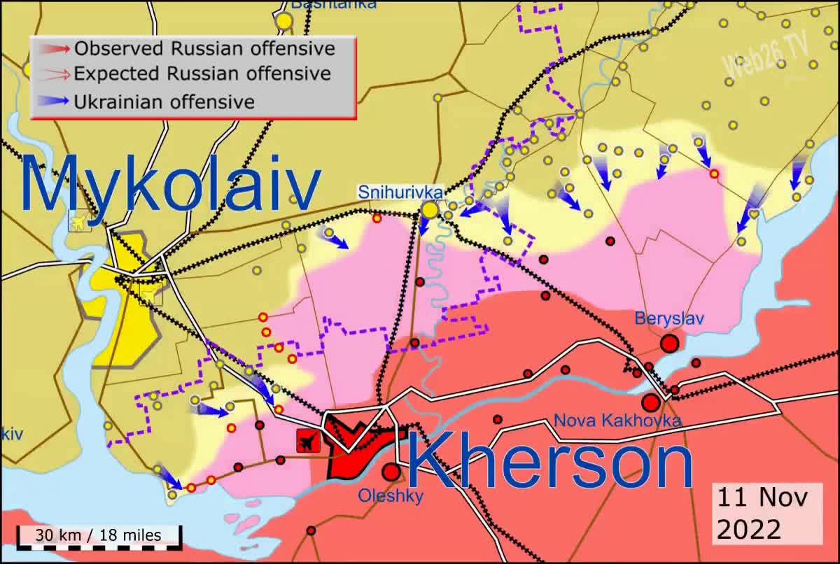 Kherson : From Nov. 8 to Nov. 12