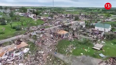 Five killed, 35 injured in Iowa tornado as storms tear through Midwest