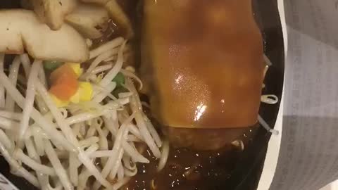 Japanese Hamburger Meal