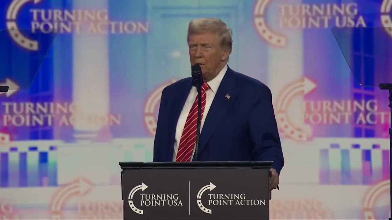 Donald Trump speaks at Turning Point conference in Arizona 2024