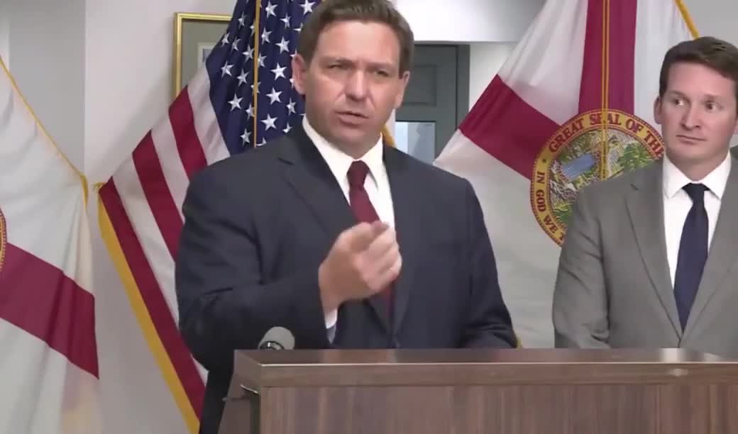 NOW - Florida's Gov. DeSantis to Biden: “Why don’t you do your job?