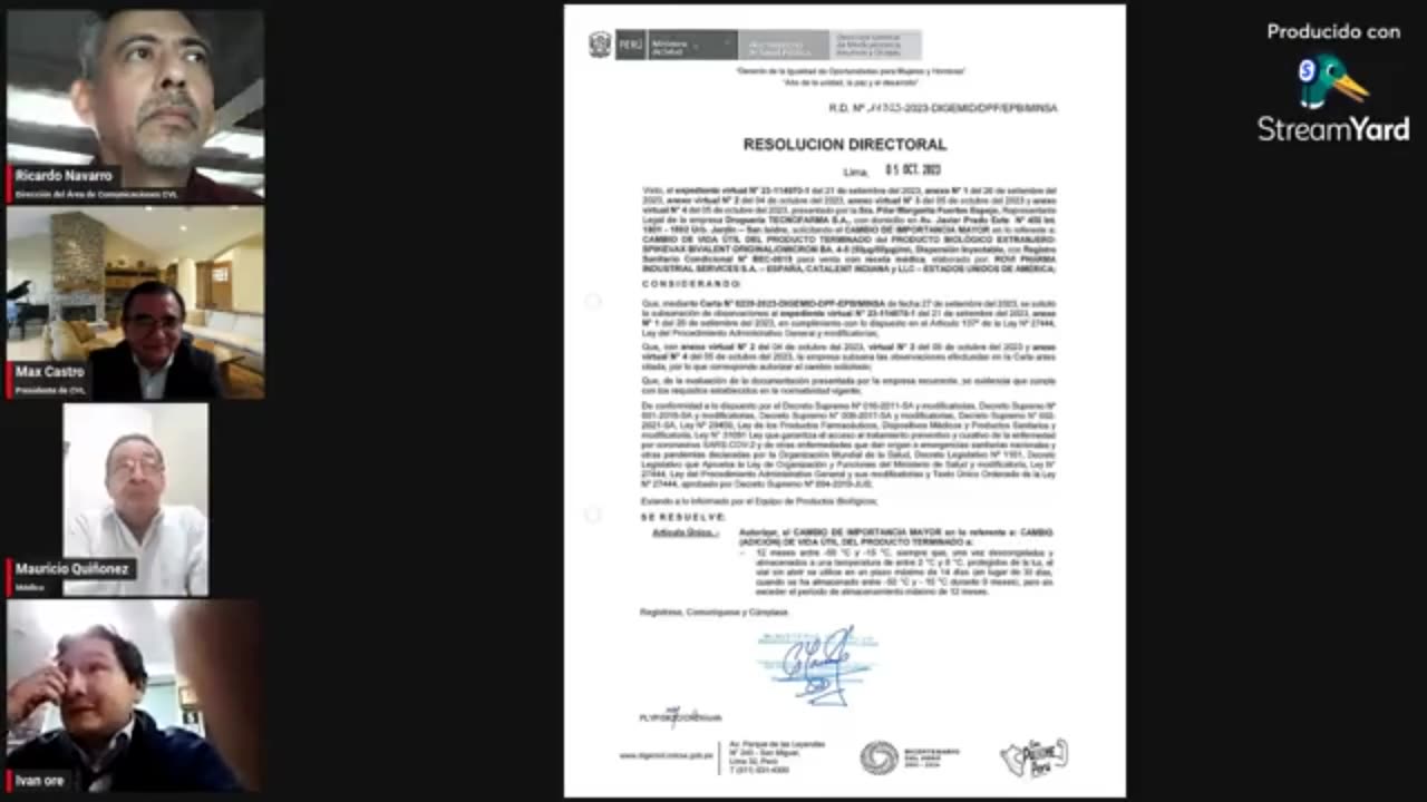 SOBRE LA RD 11325-2023-DIGEMID REETIQUETANDO VACUNAS COVID