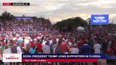 President Donald J Trump in Sarasota, FL