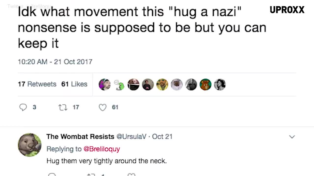 Blck Protester Hugs A Nazi And Asks 'Why Do You Hate Me_' - UPROXX.