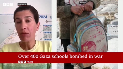 Gaza schools in crisis since start of Israel war | BBC News